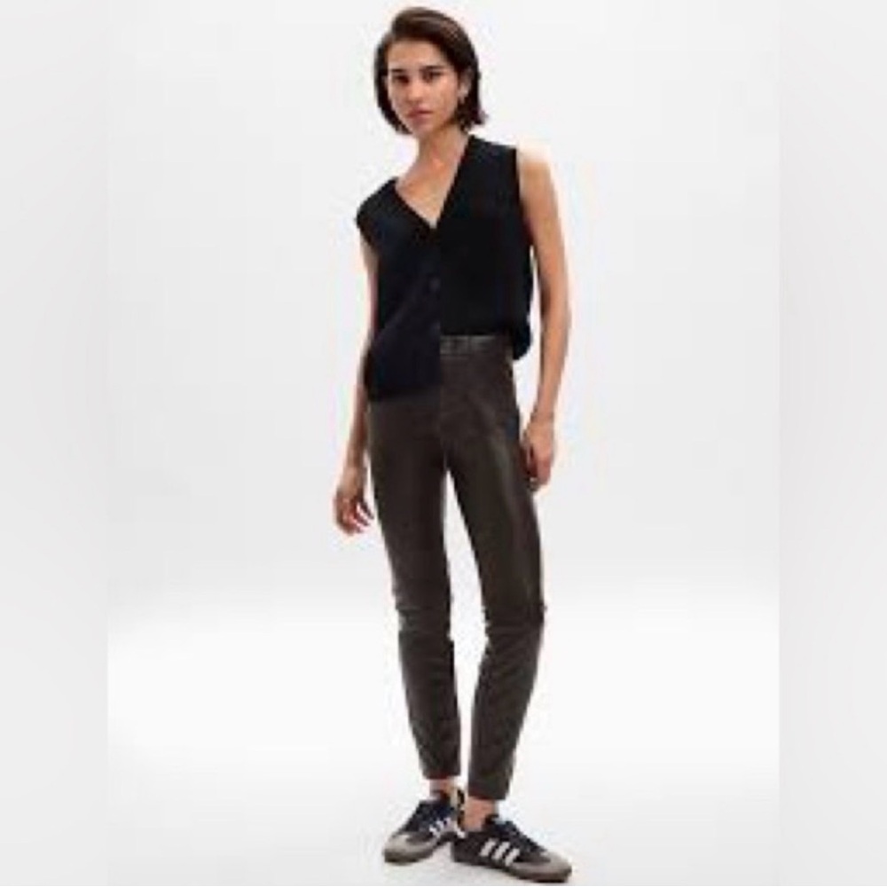 GAP Brown noir Skinny faux leather Pants